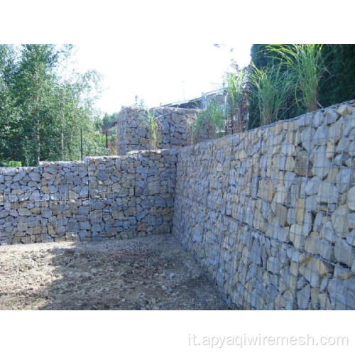 Gabion galvanizzato a foro esagonale